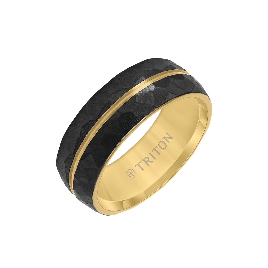 8MM Titanium Ring with Brushed Finish