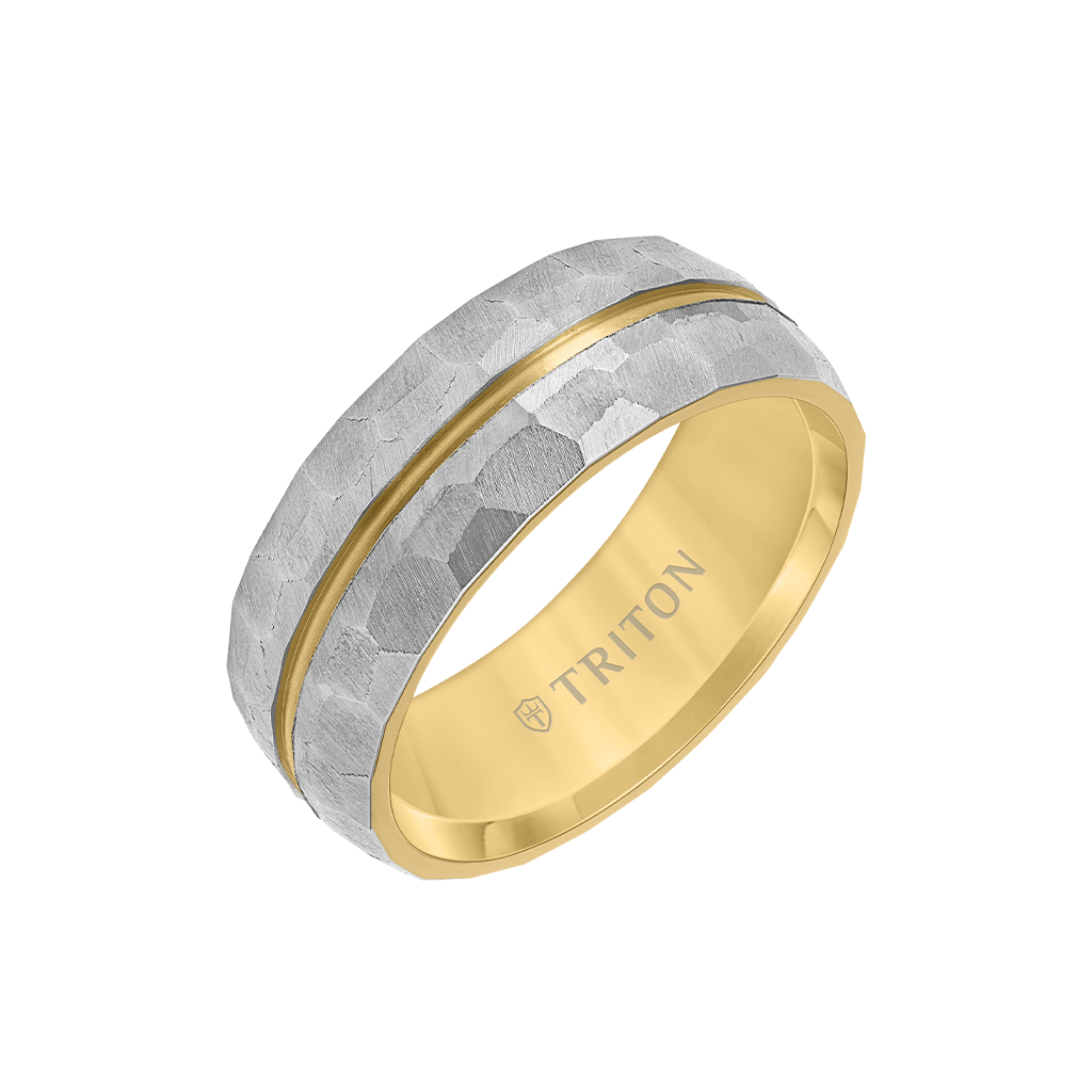 8MM Titanium Ring with Brushed Finish