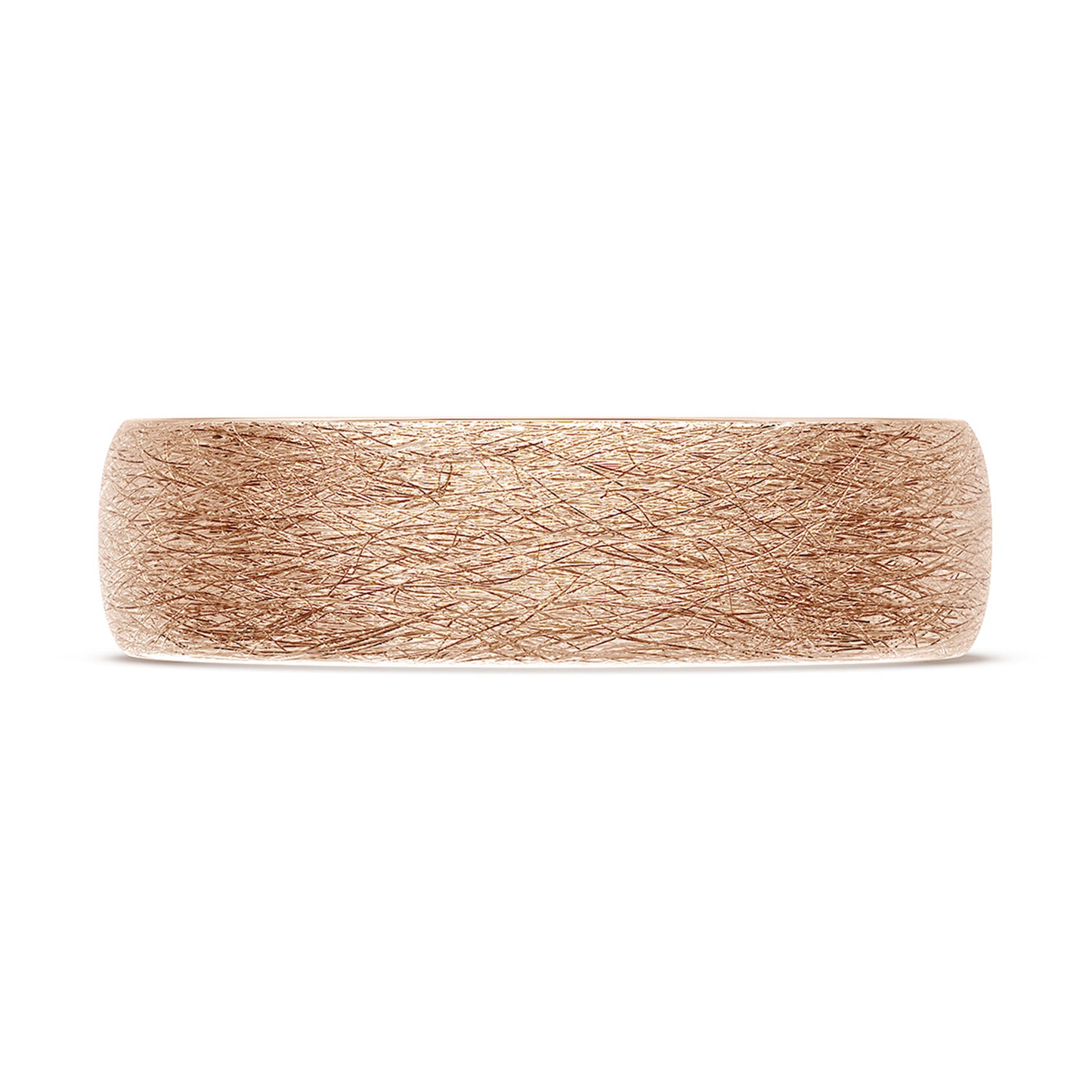 Classic Rounded in Brushed Finish Wedding Band