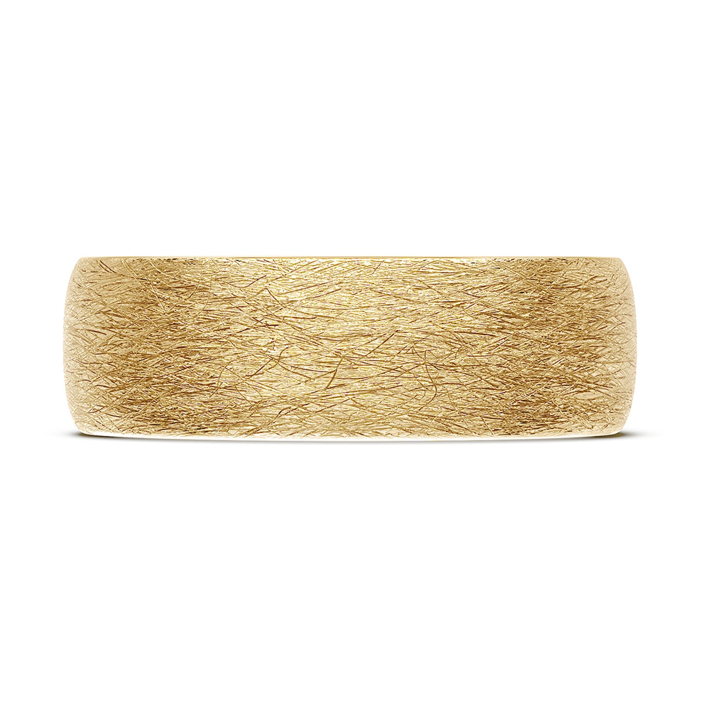 Classic Rounded in Brushed Finish Wedding Band
