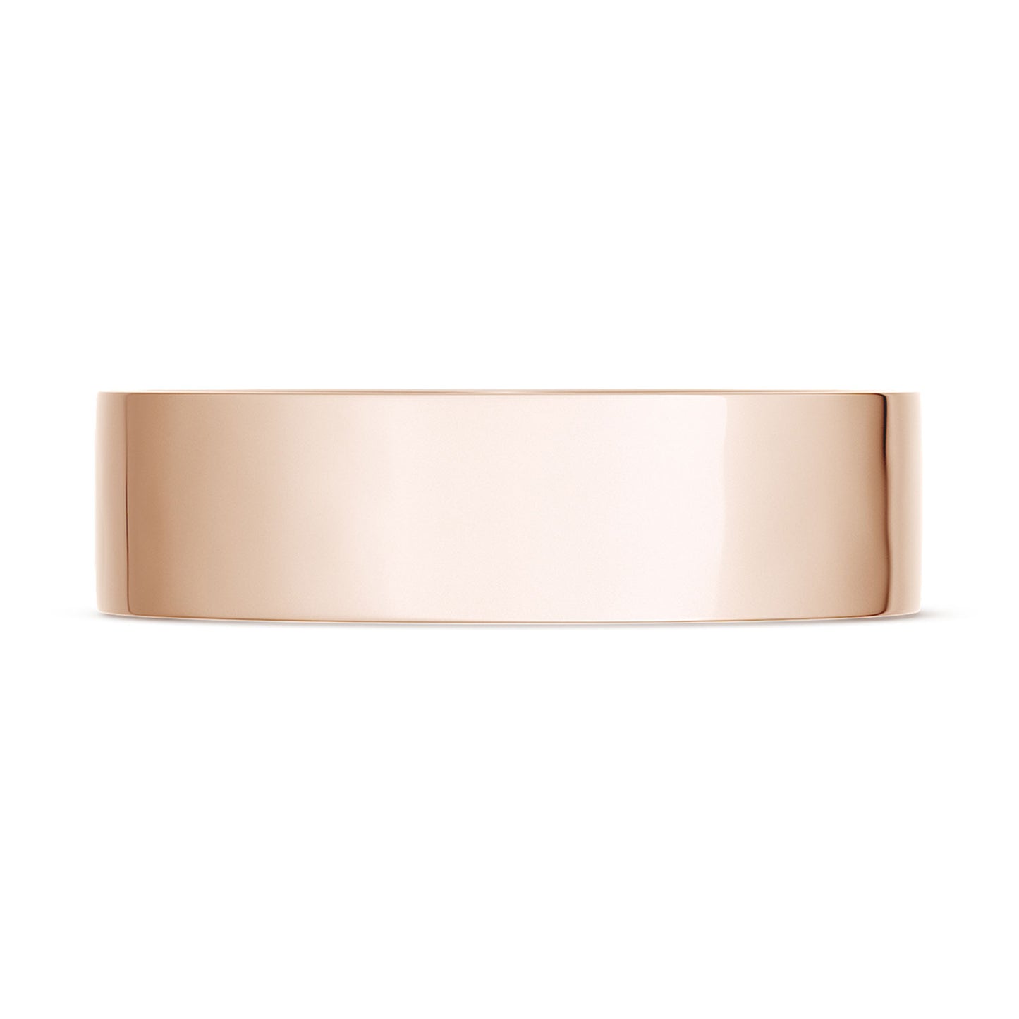 Classic Flat in High Polish Finish Wedding Band