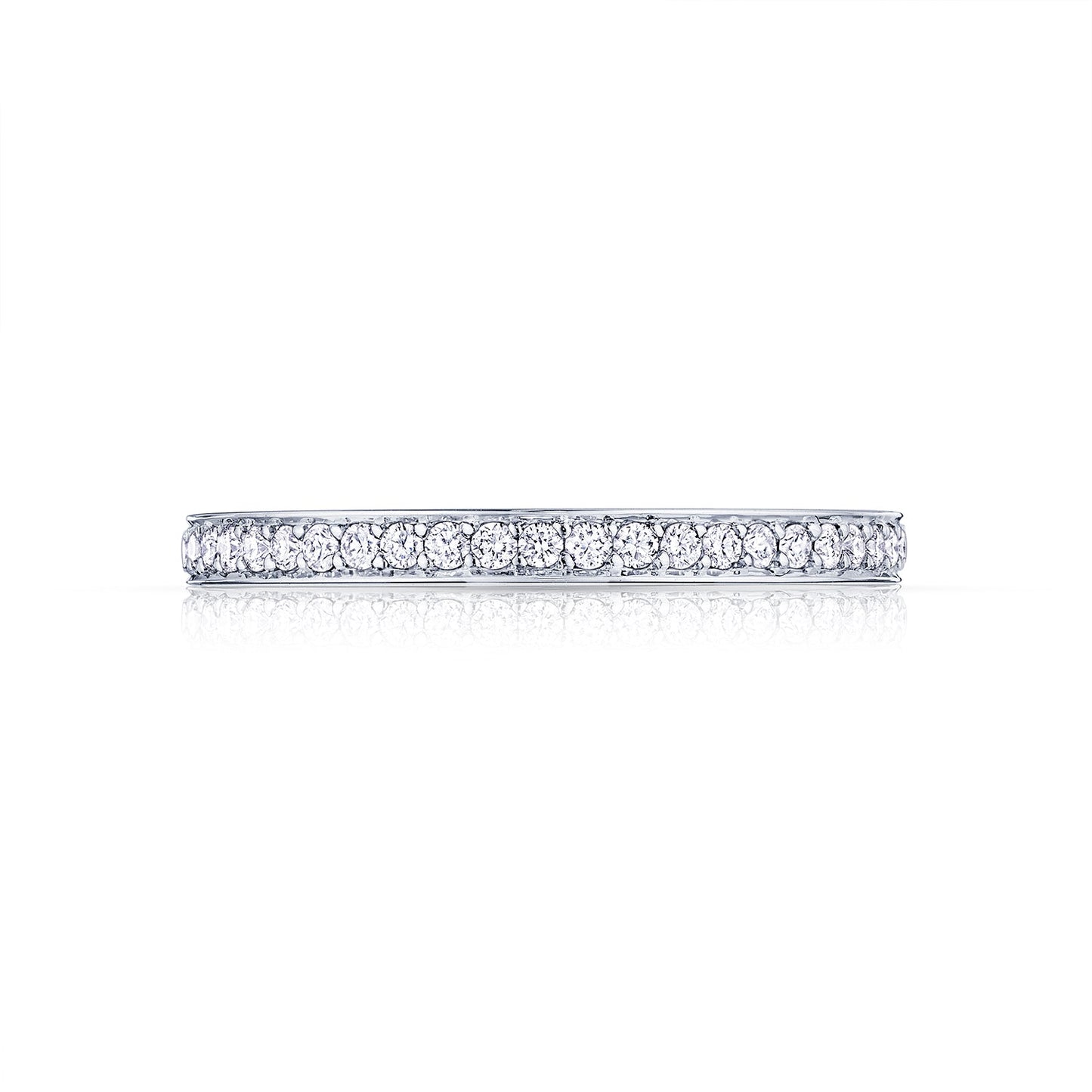 Tacori 18k White Gold Diamond Wedding Band (0.34 CTW)