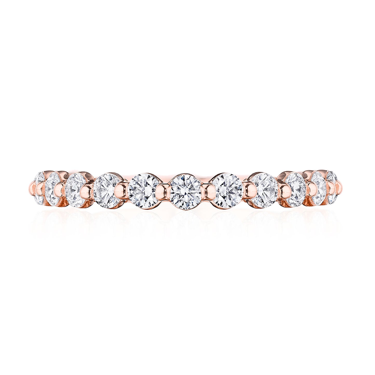 Round Diamond Wedding Band, 2.50mm