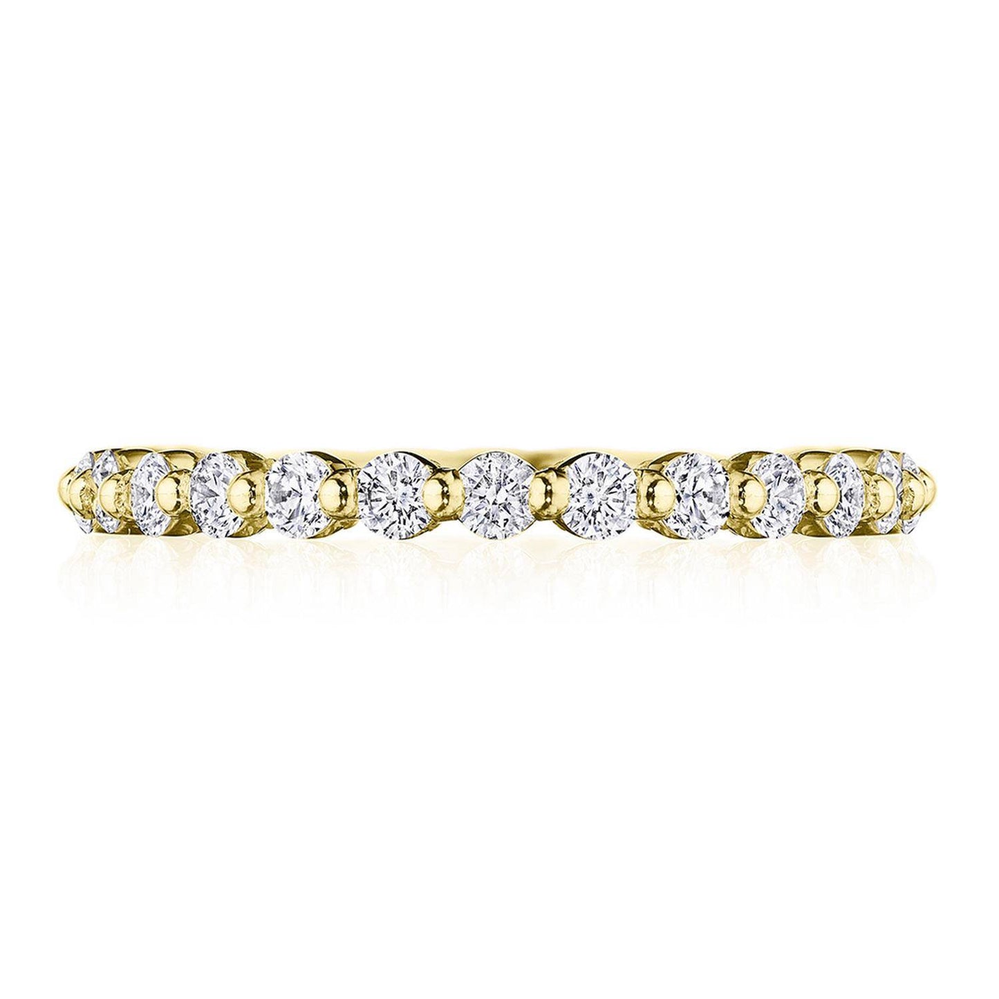 Round Diamond Wedding Band, 2mm