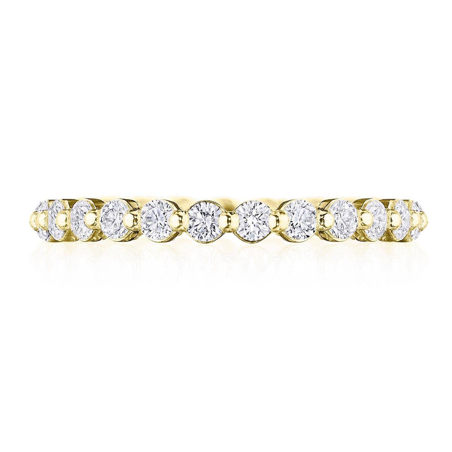 Round Diamond Wedding Band, 2mm