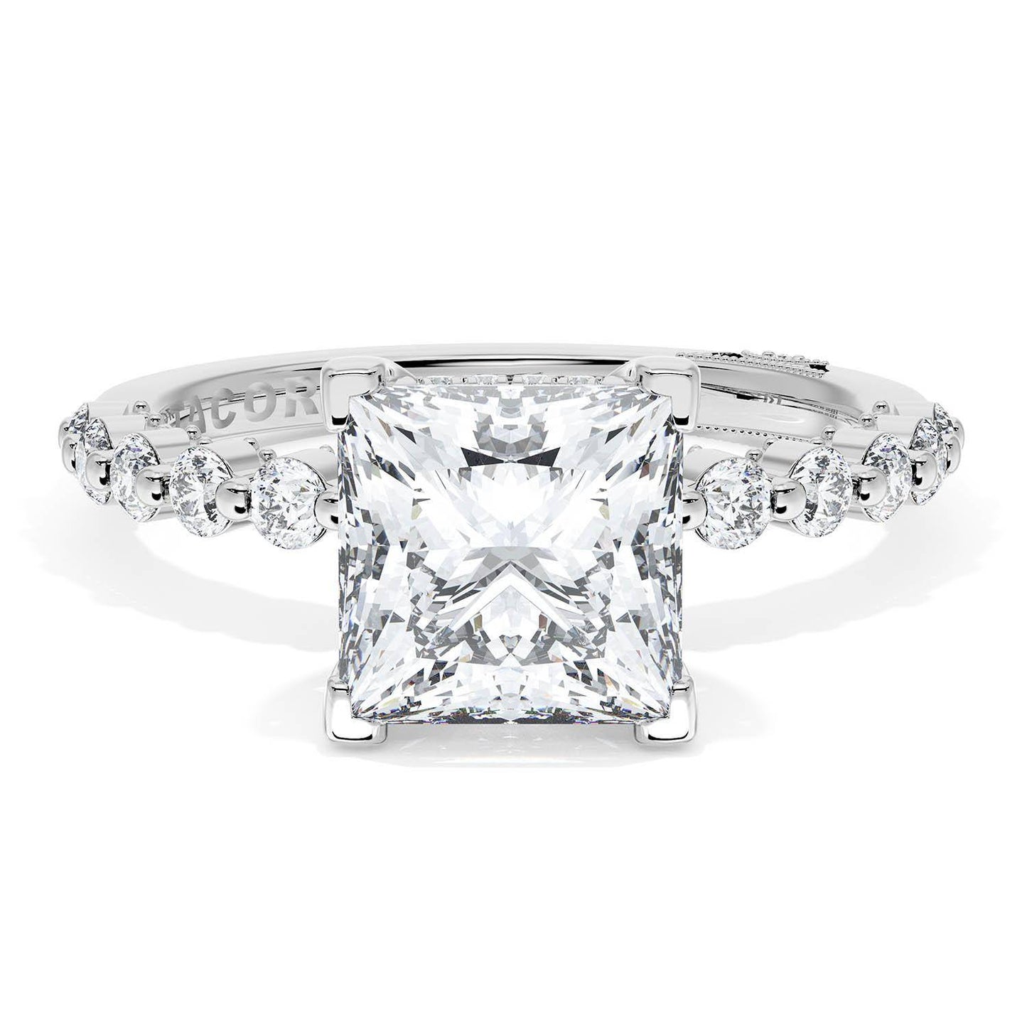 Princess Solitaire Engagement Ring