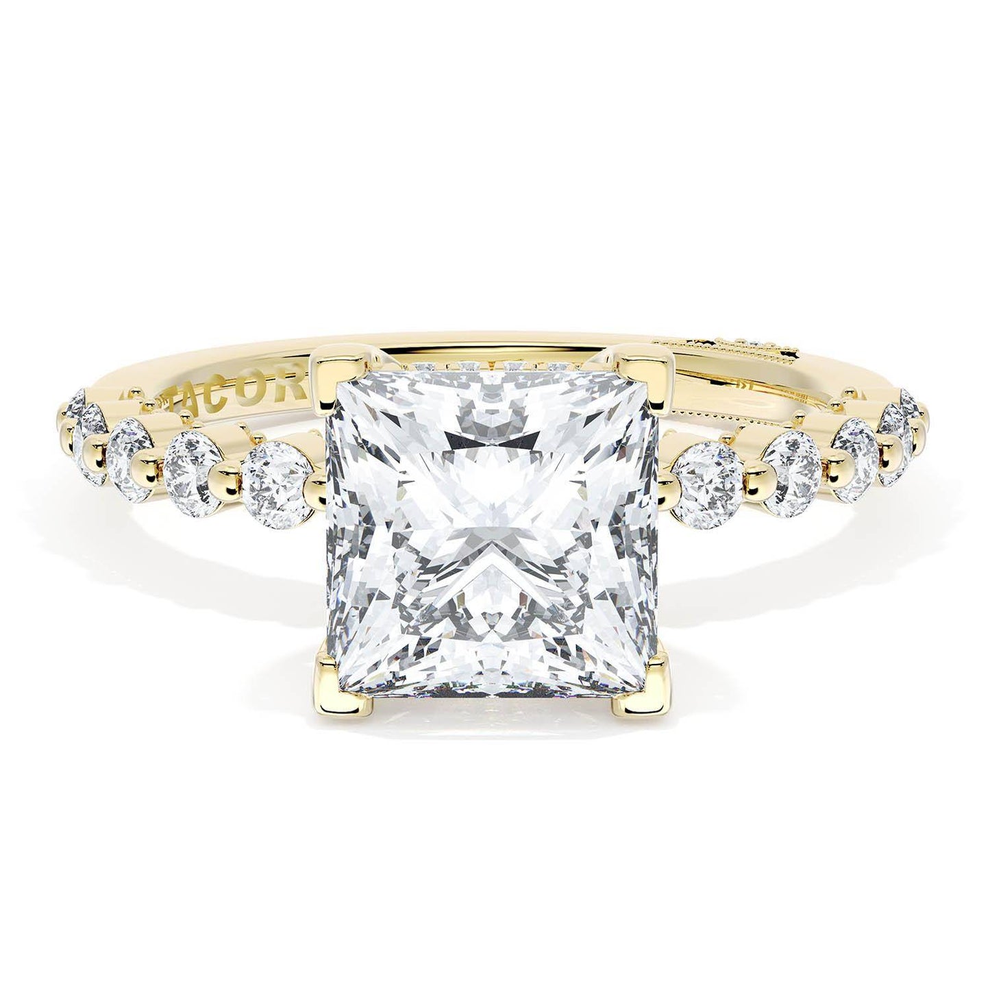 Princess Solitaire Engagement Ring