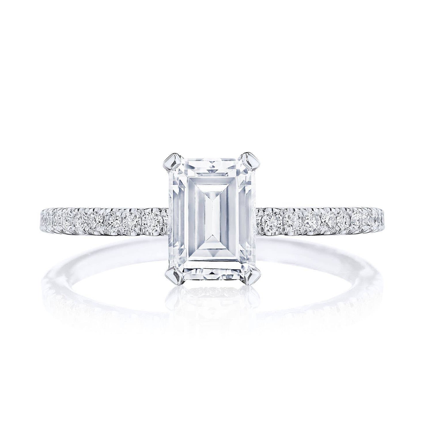 Emerald Solitaire Engagement Ring