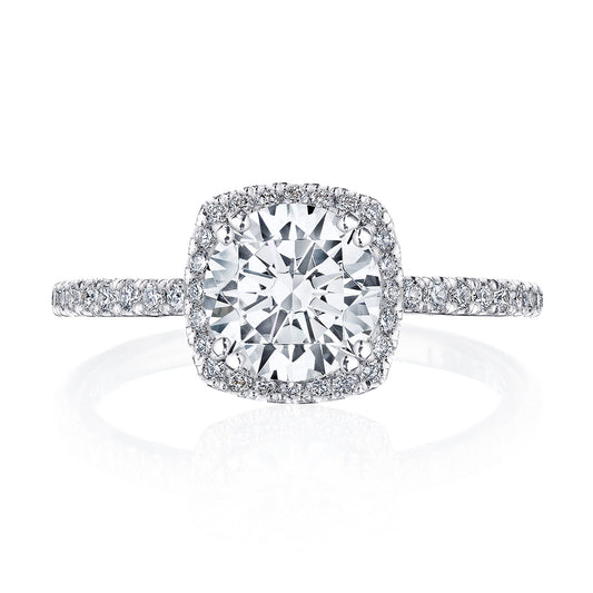 Cushion Bloom Engagement Ring