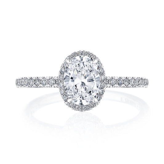 Oval Bloom Engagement Ring