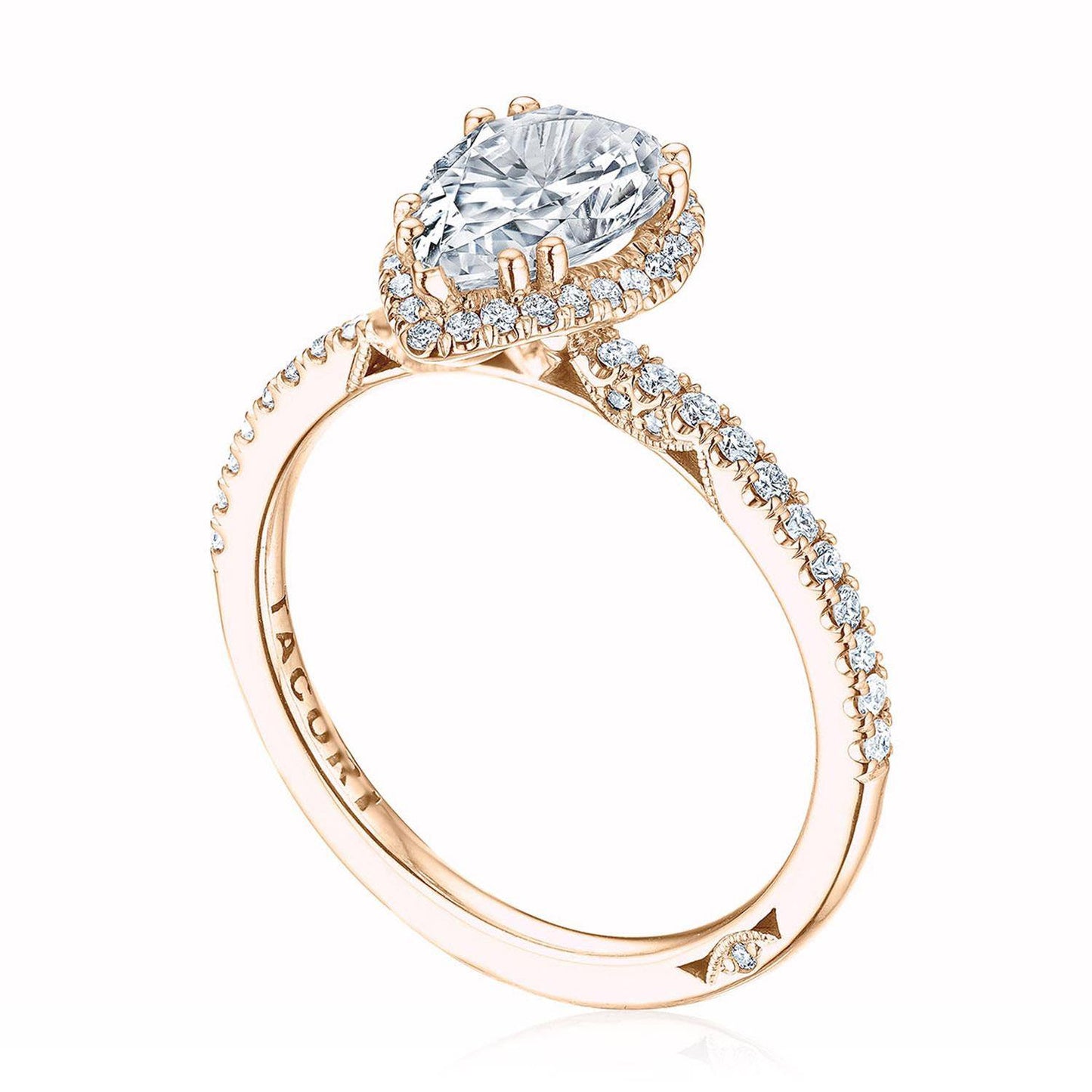 Pear Bloom Engagement Ring