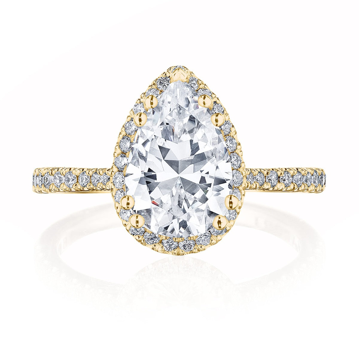 Pear Bloom Engagement Ring