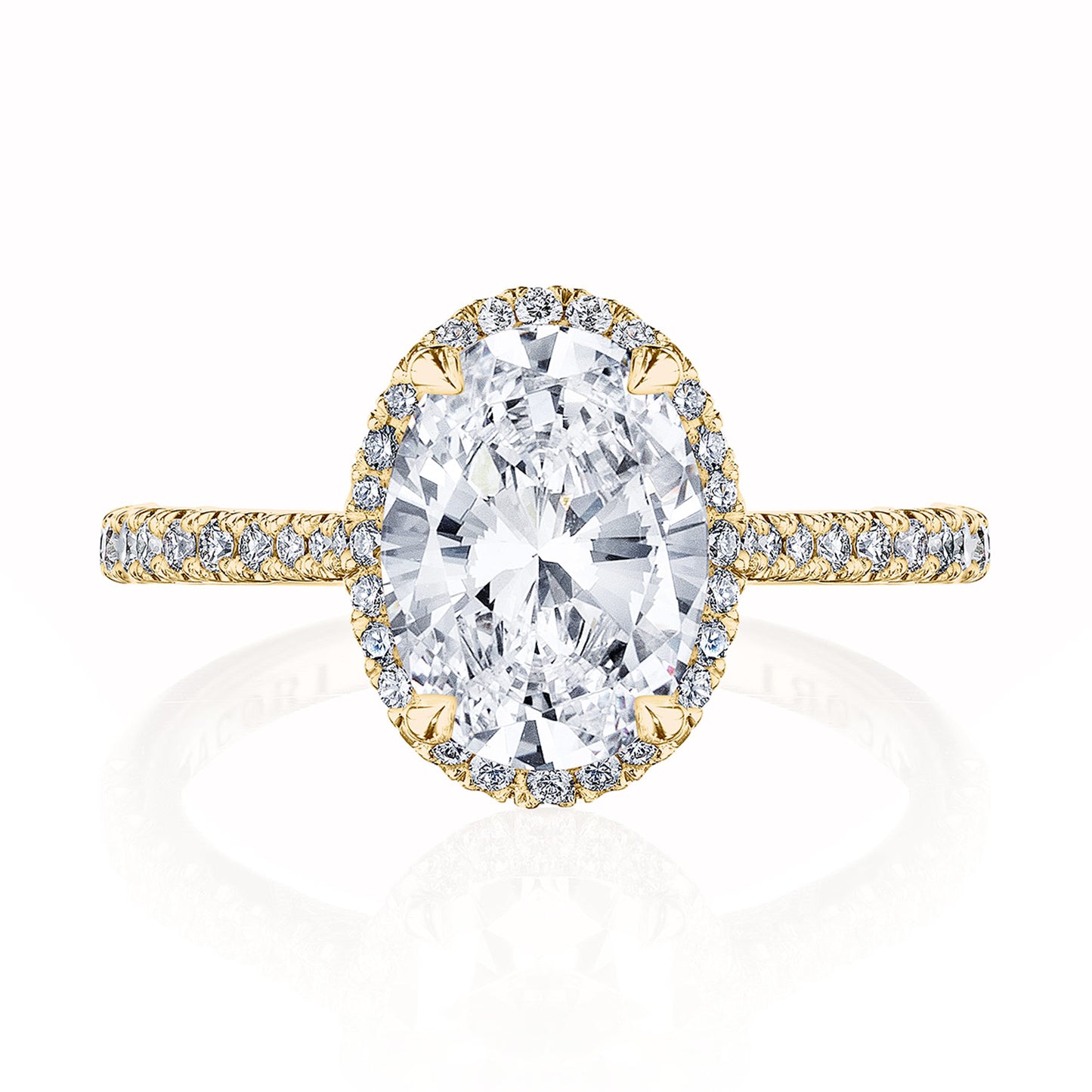 Oval Bloom Engagement Ring