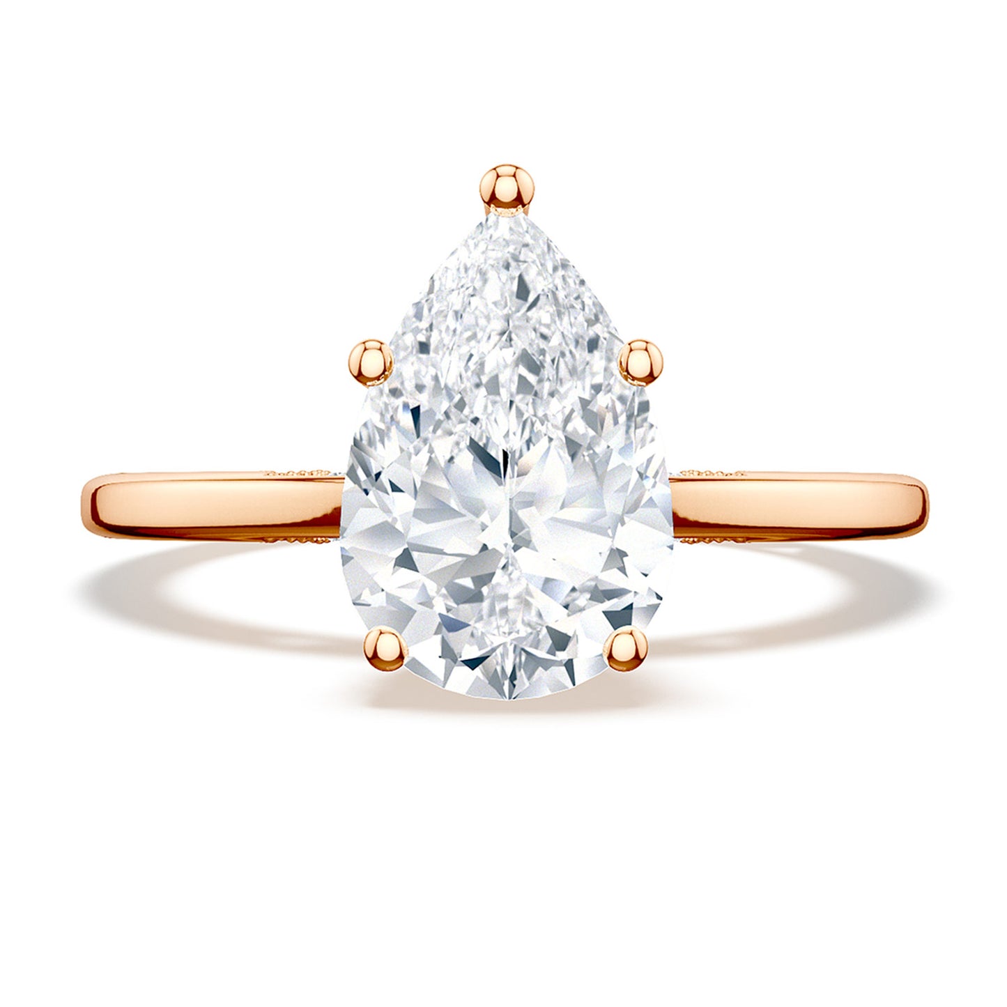 Pear Solitaire Engagement Ring