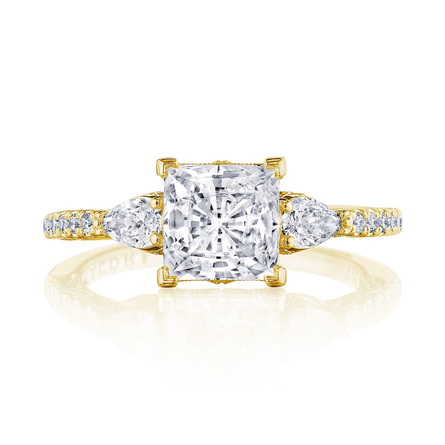 Princess 3-Stone Engagement Ring