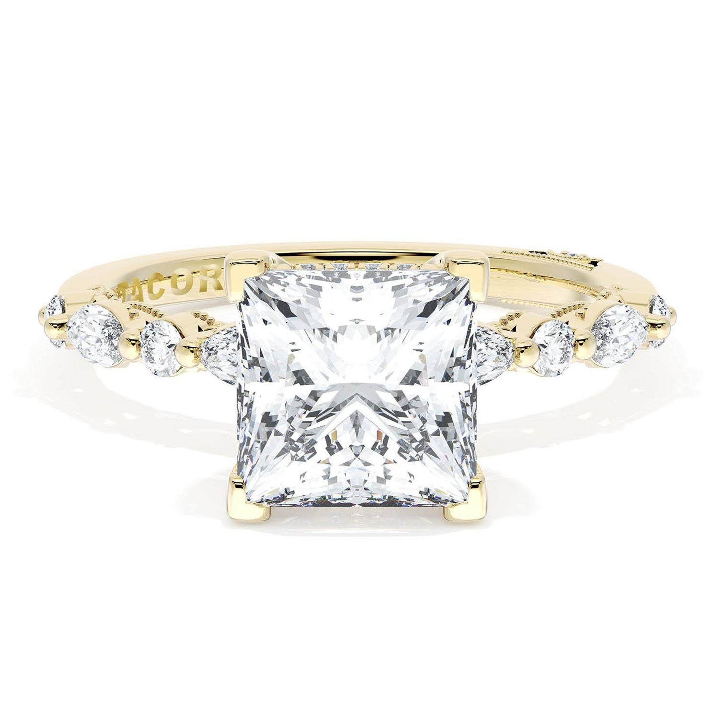 Princess Solitaire Engagement Ring