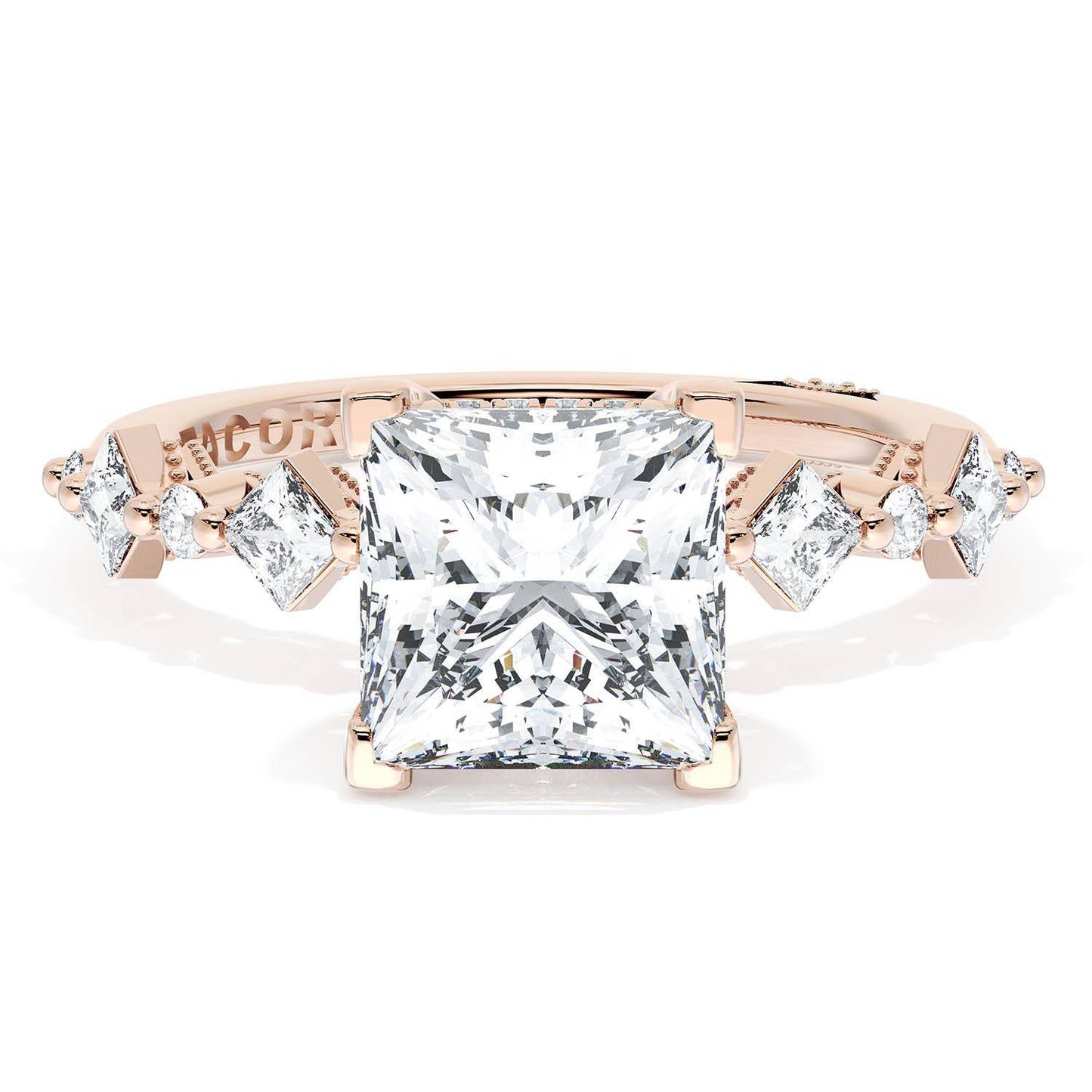 Princess Solitaire Engagement Ring