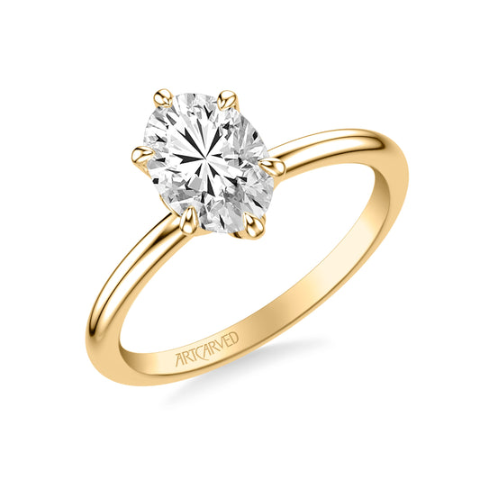 Floral Engagement Ring