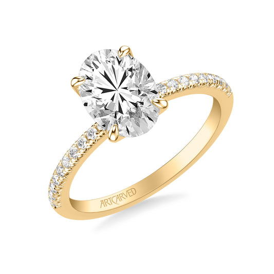 Floral Engagement Ring