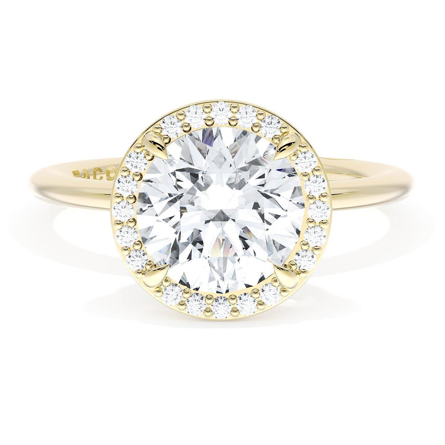 Round Bloom Engagement Ring