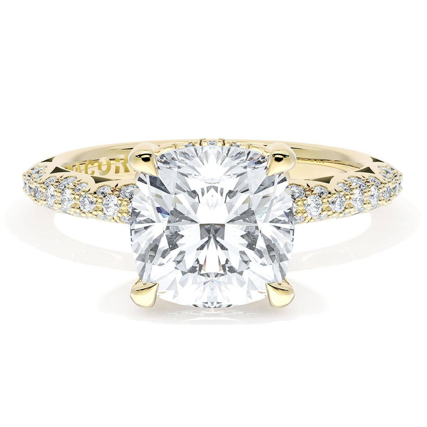 Cushion Bloom Engagement Ring