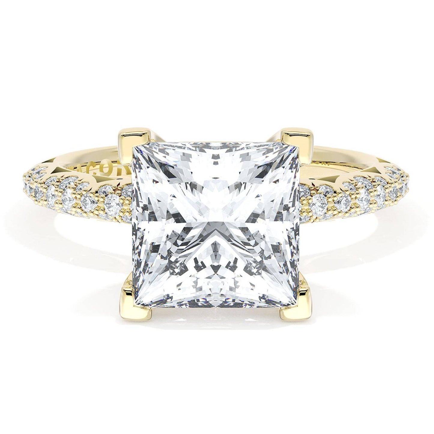 Princess Bloom Engagement Ring