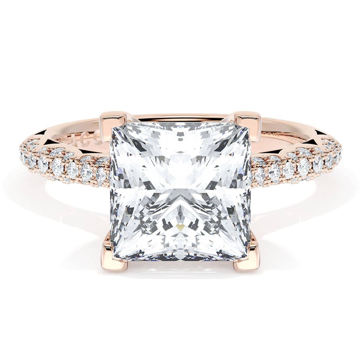 Princess Bloom Engagement Ring