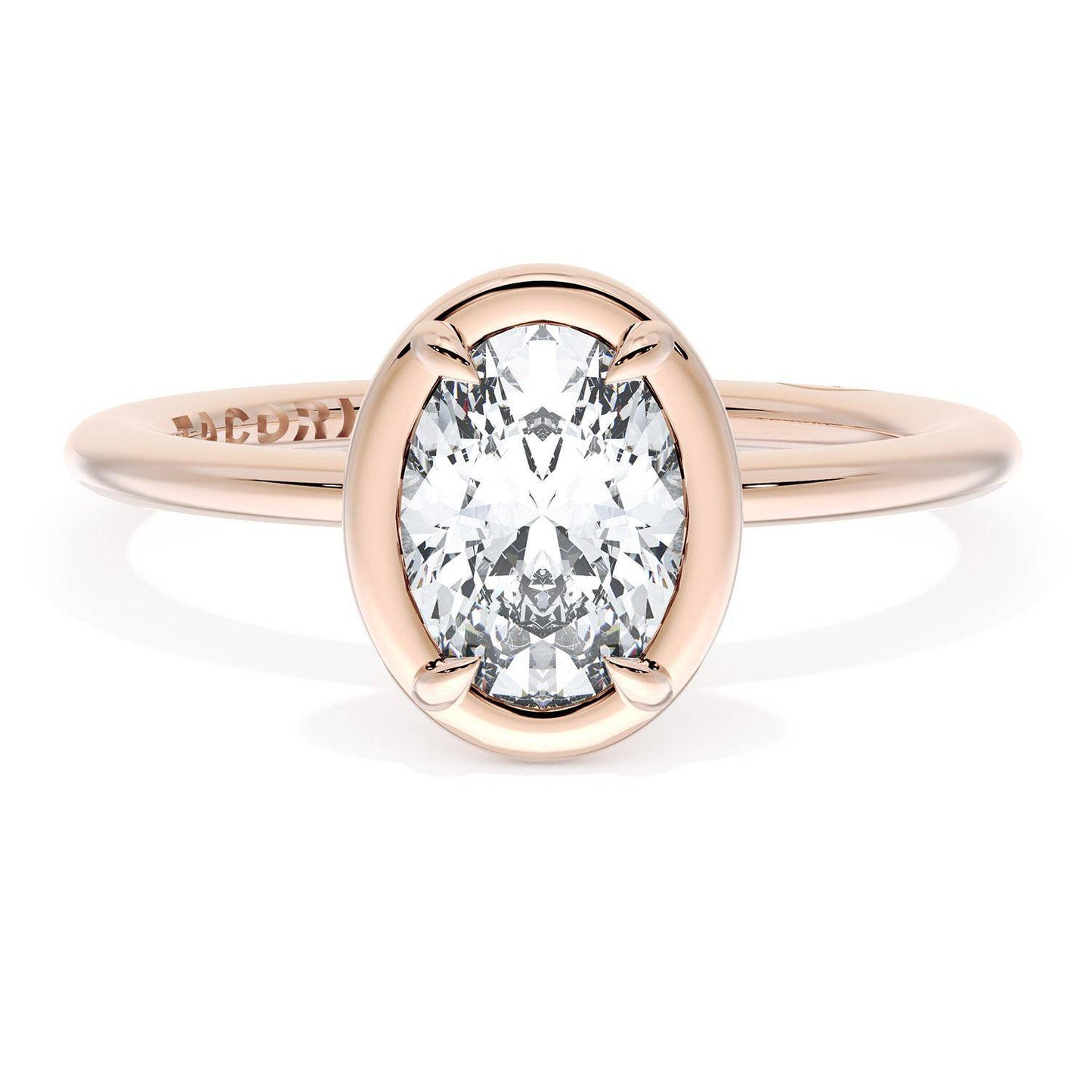 Oval Solitaire Engagement Ring