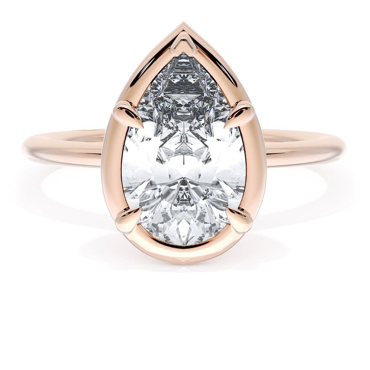 Pear Solitaire Engagement Ring