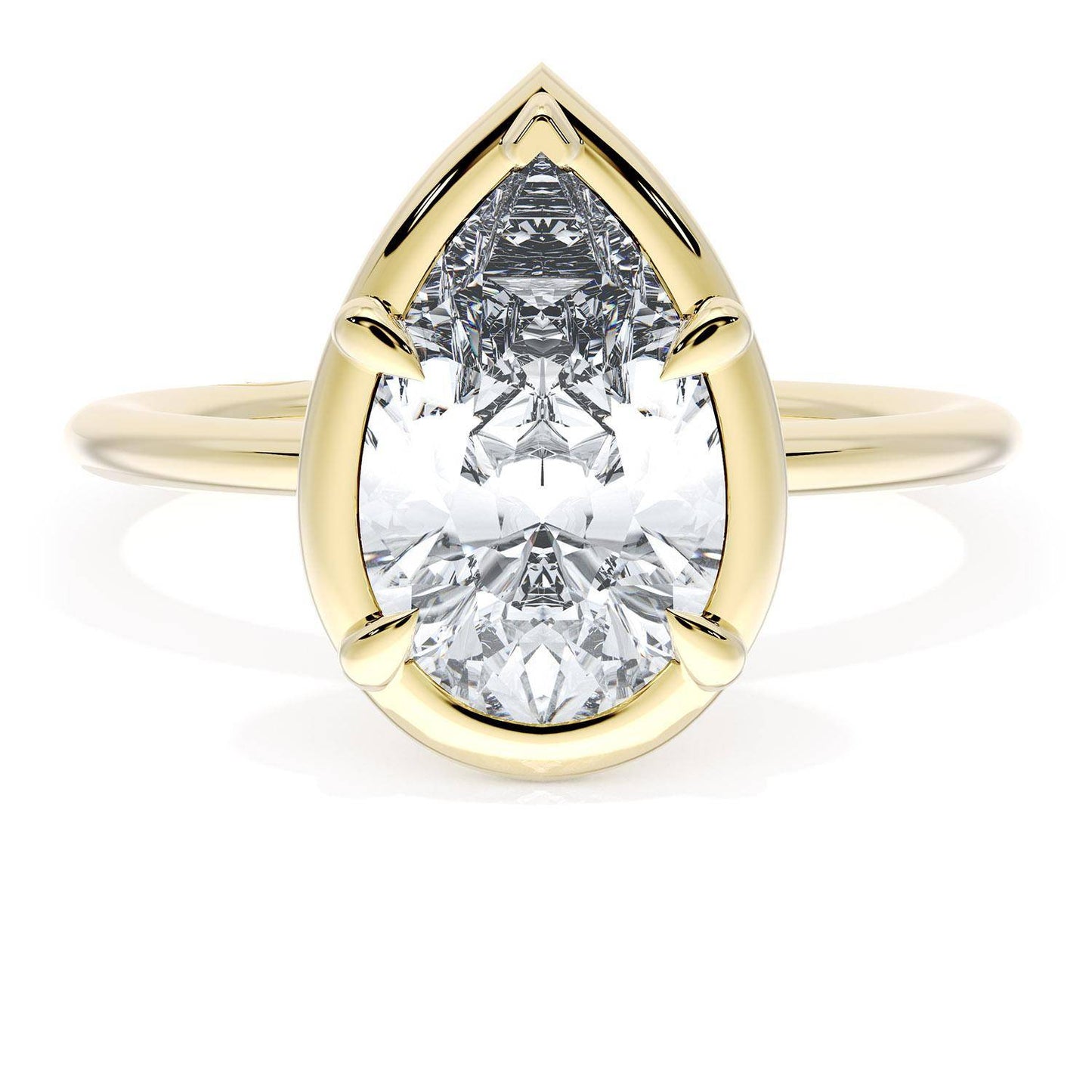 Pear Solitaire Engagement Ring