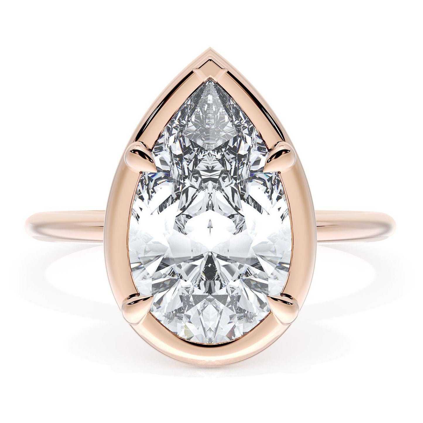 Pear Solitaire Engagement Ring