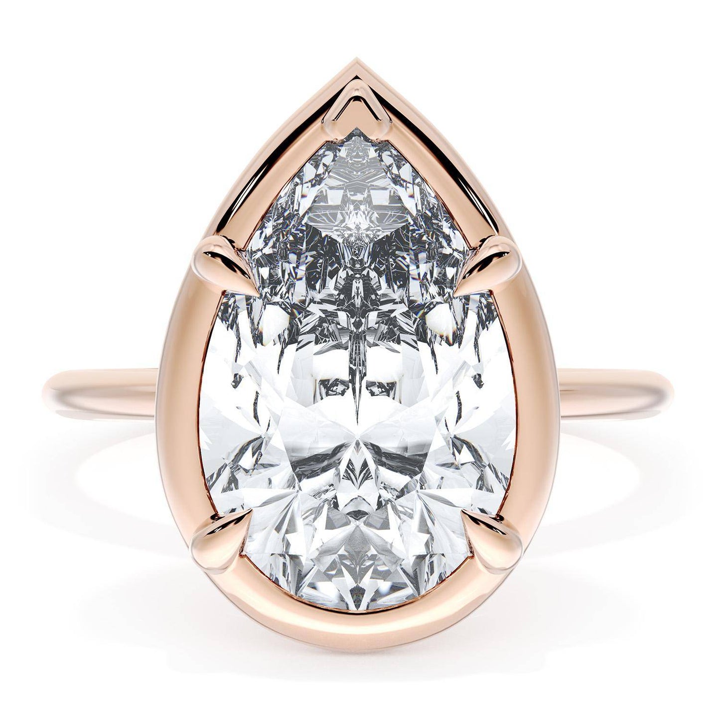 Pear Solitaire Engagement Ring