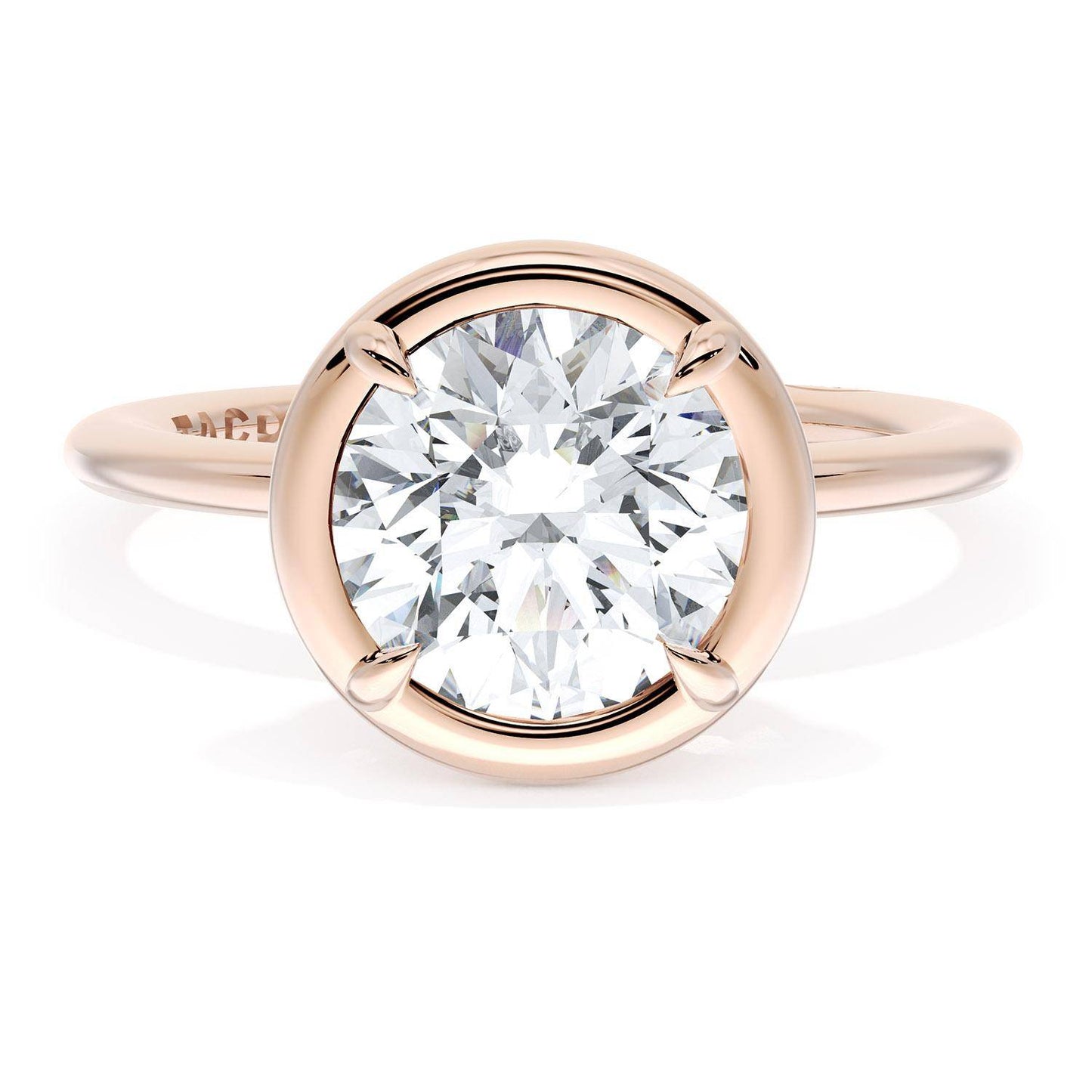 Round Solitaire Engagement Ring