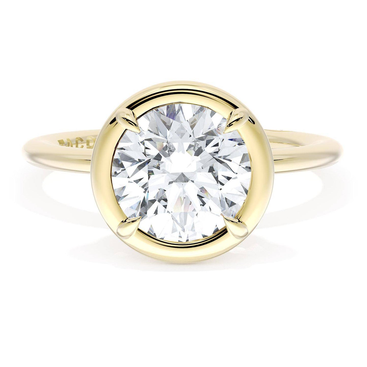 Round Solitaire Engagement Ring