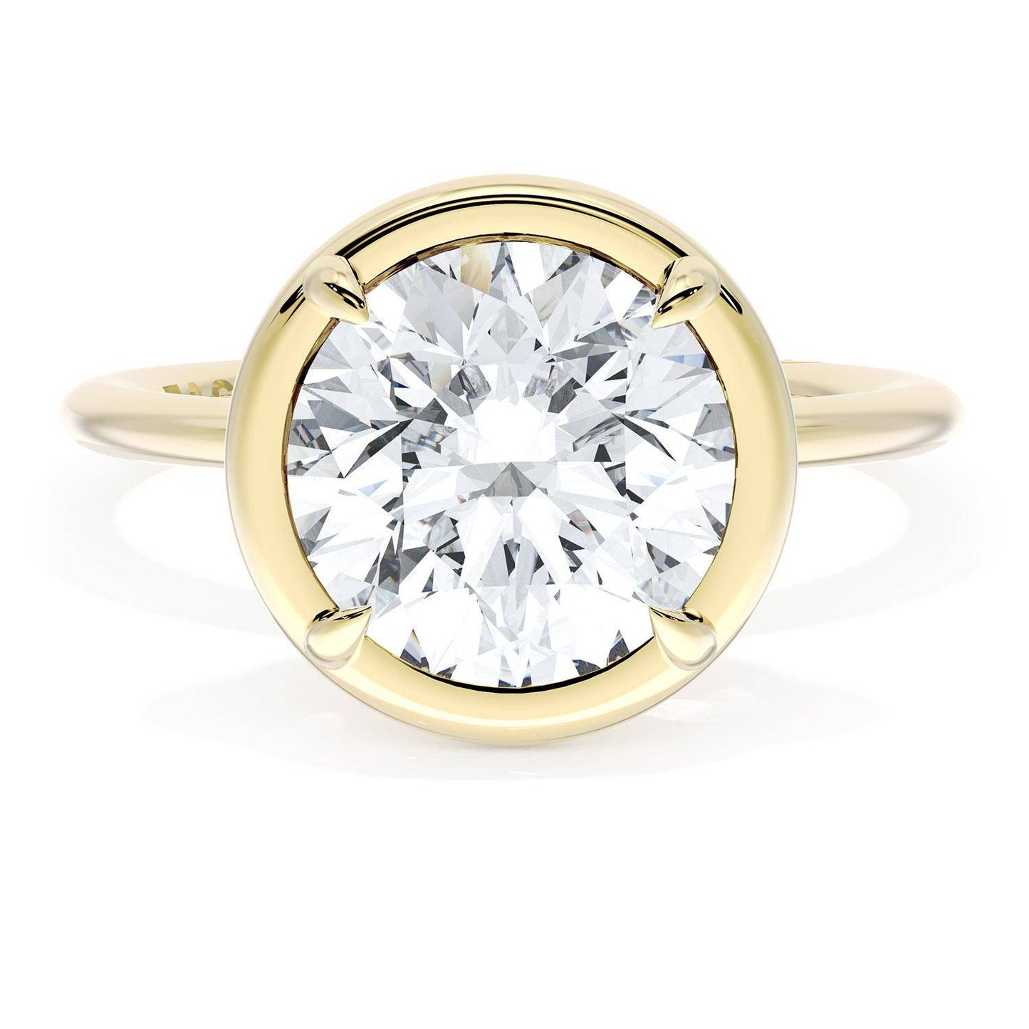 Round Solitaire Engagement Ring