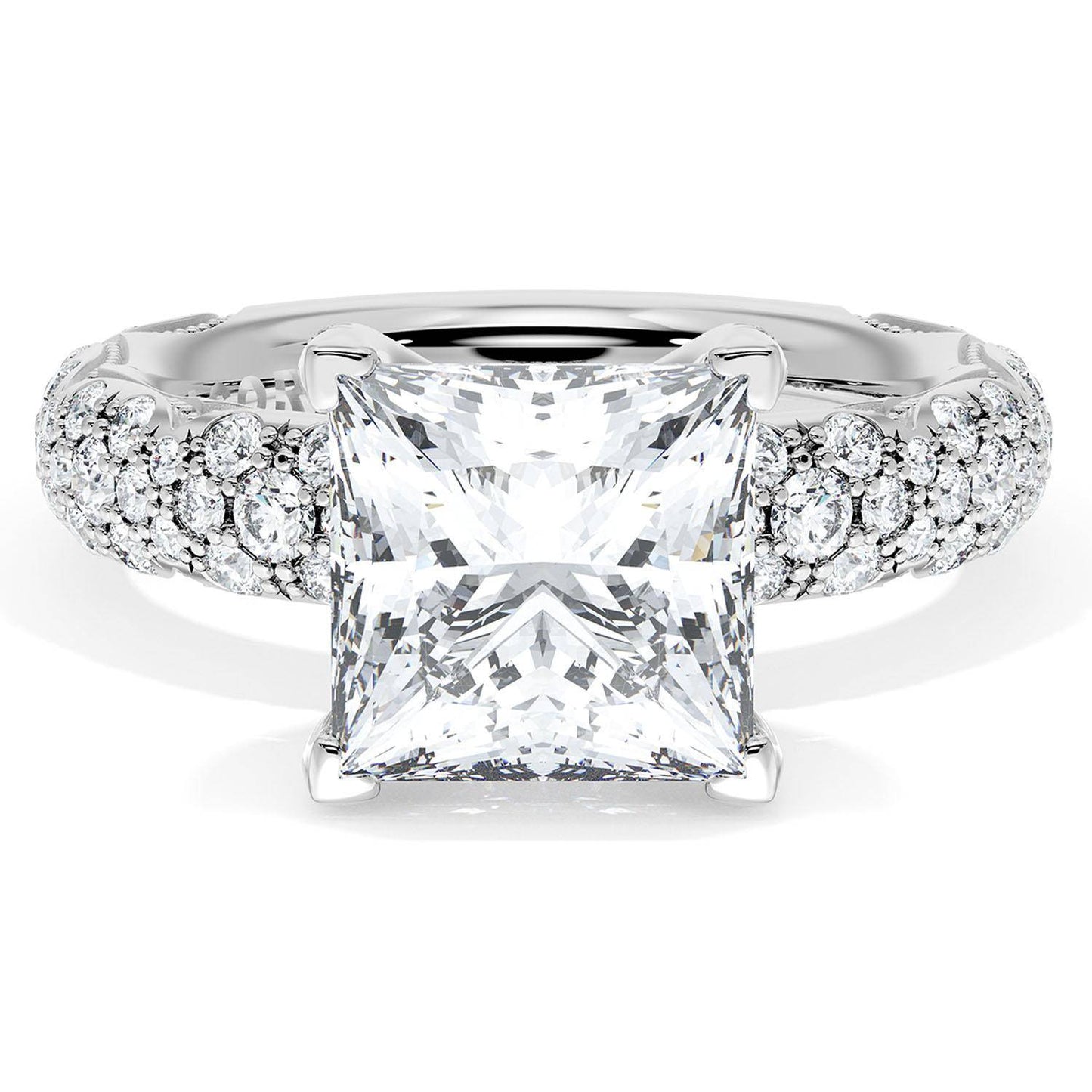 Princess Bloom Engagement Ring