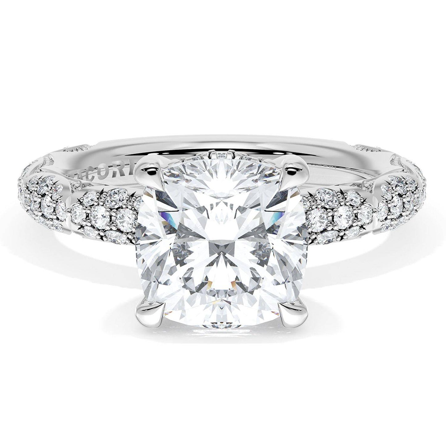 Cushion Bloom Engagement Ring