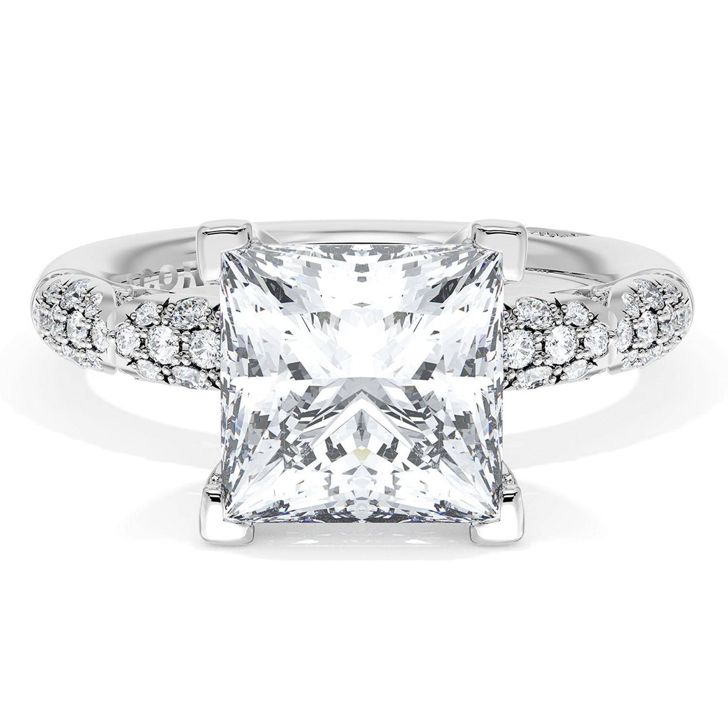 Princess Bloom Engagement Ring