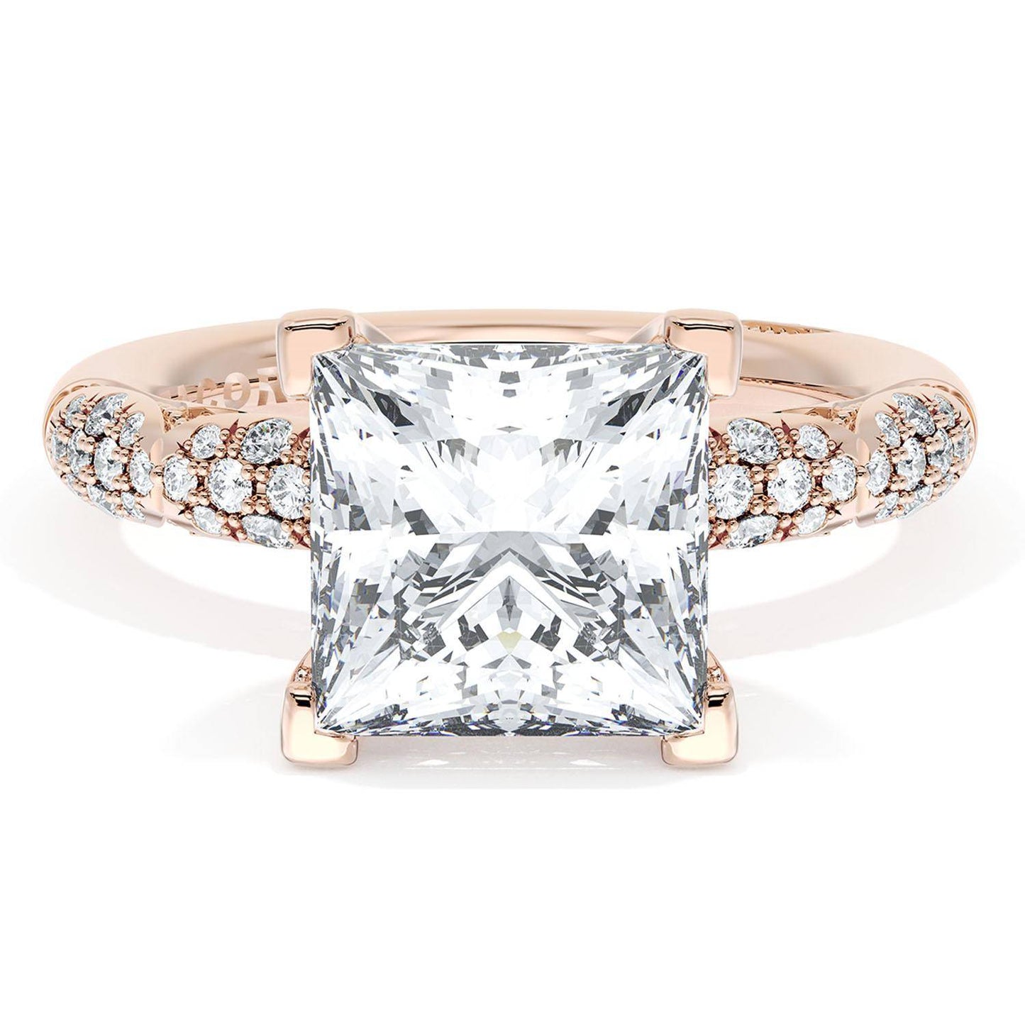 Princess Bloom Engagement Ring