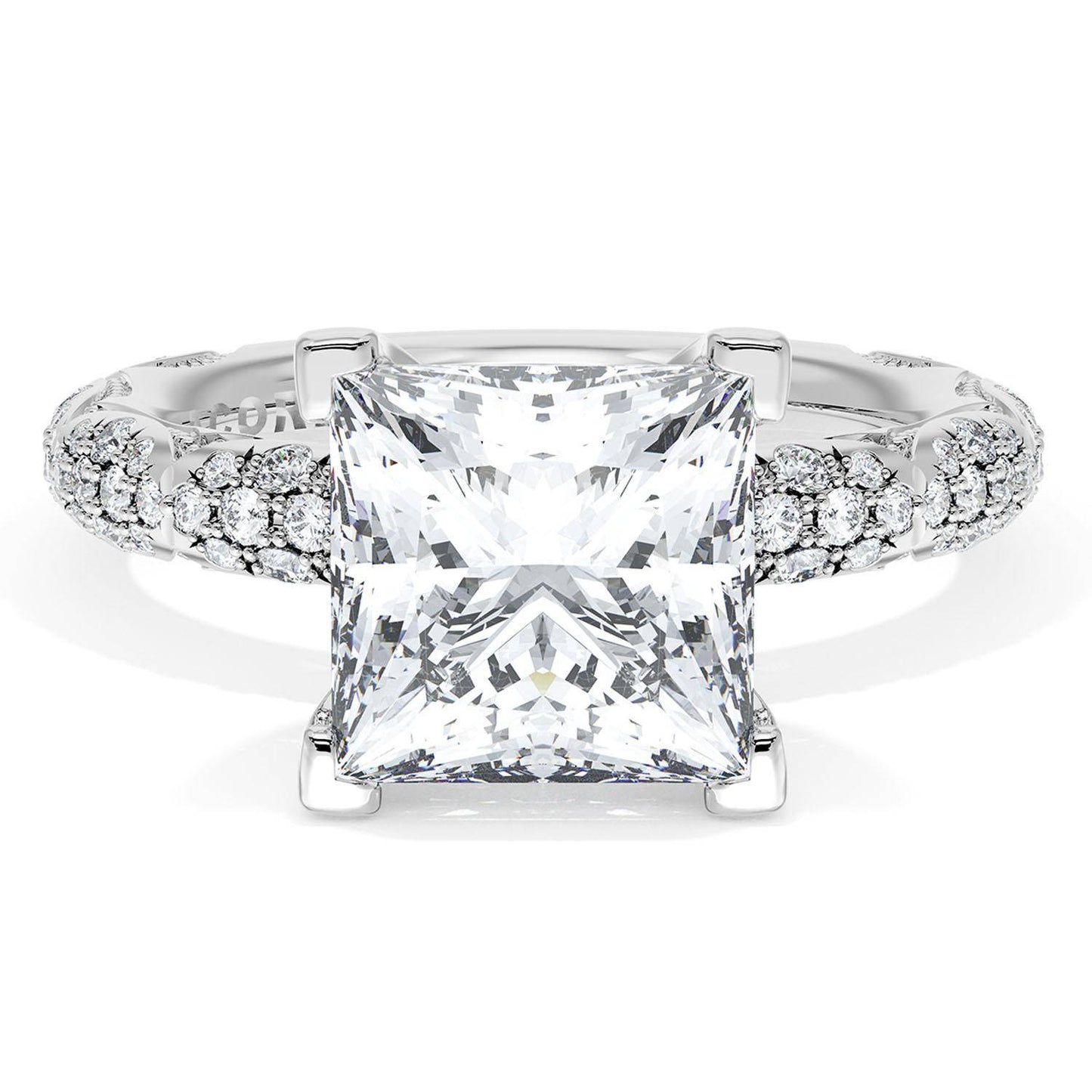 Princess Bloom Engagement Ring
