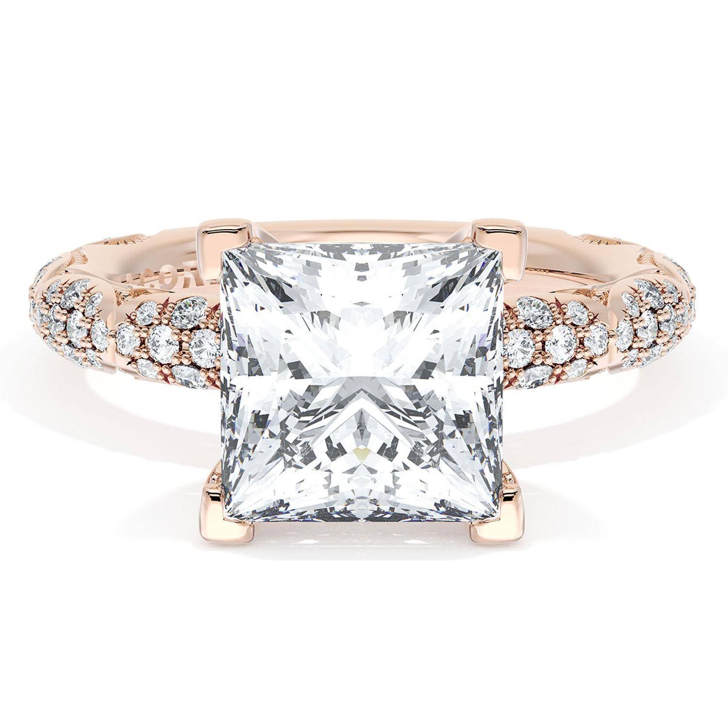 Princess Bloom Engagement Ring