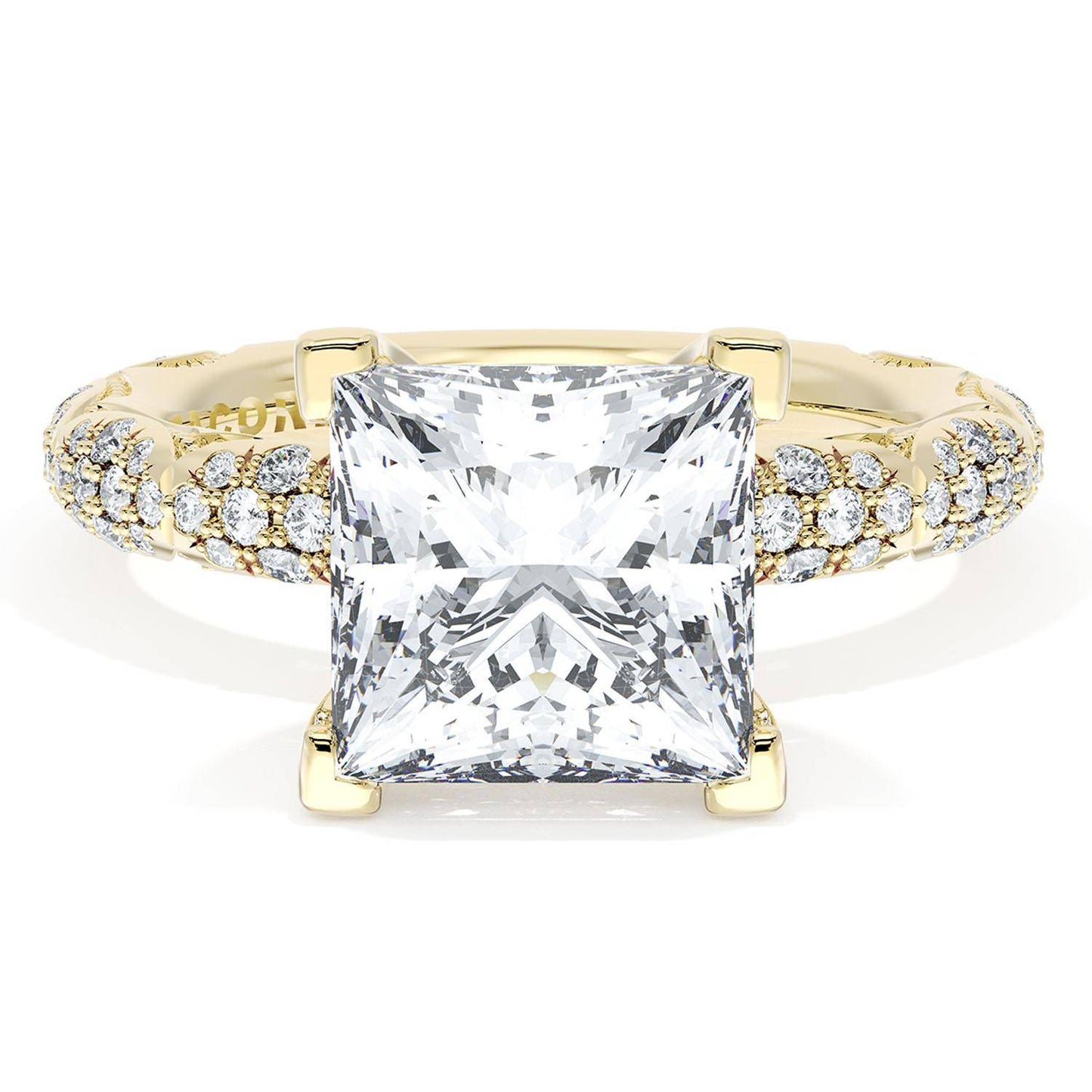 Princess Bloom Engagement Ring