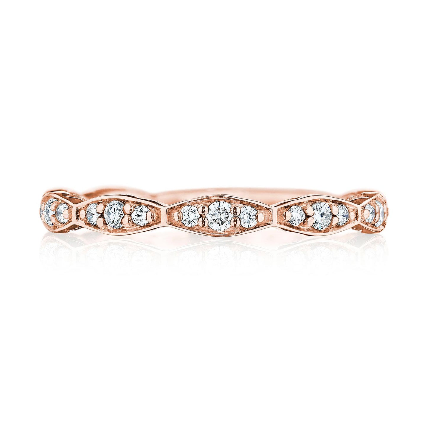 Marquise Design Wedding Band with Diamond