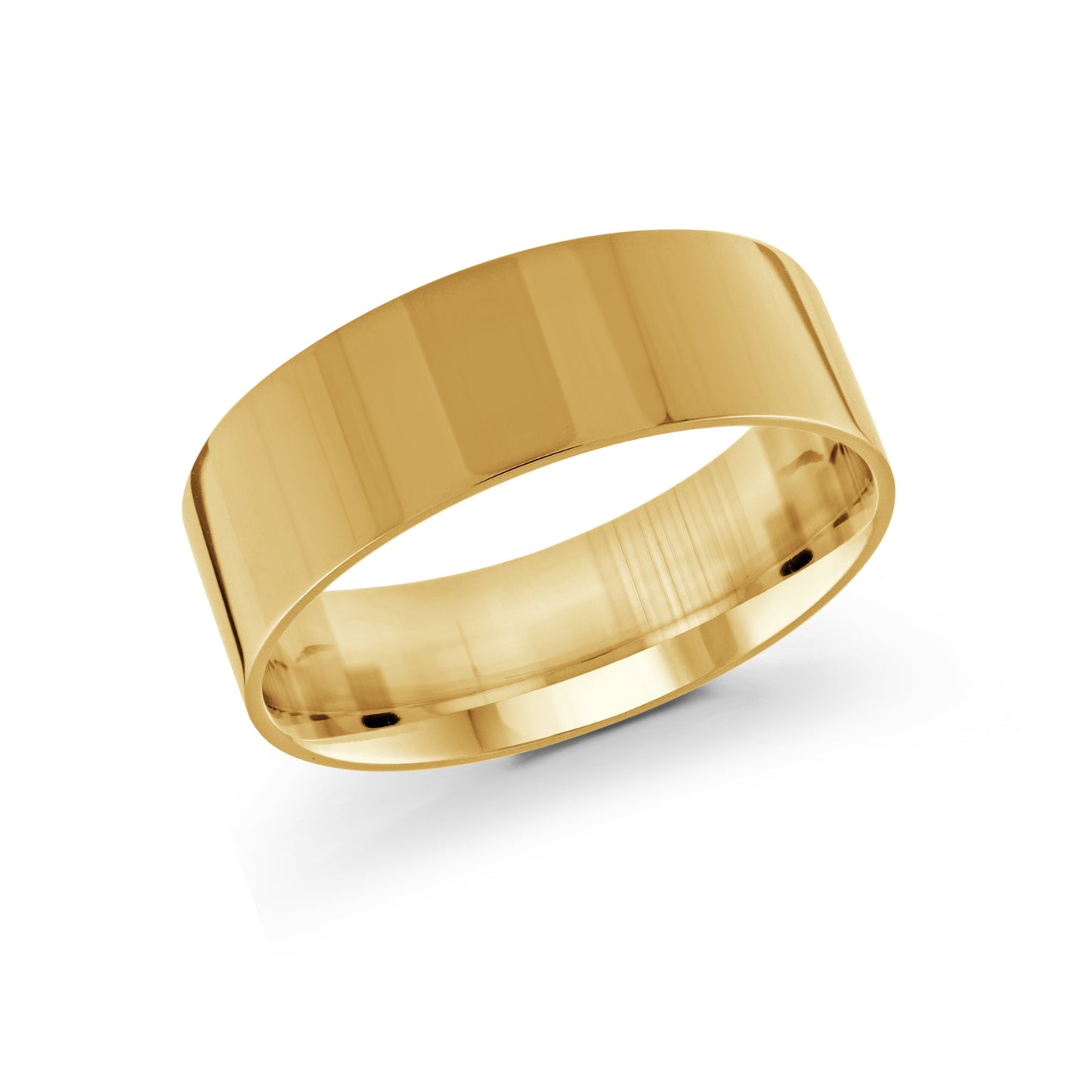Malo White Gold Men's Wedding Band 8mm J-104-08WG