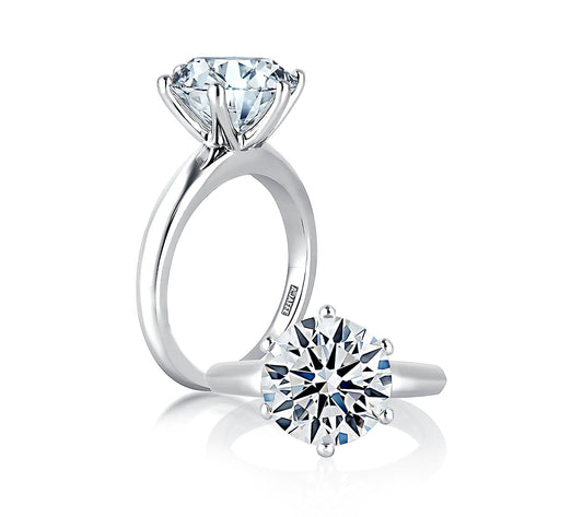 Classic 6 Prong Solitaire Engagement Ring ME1560/250