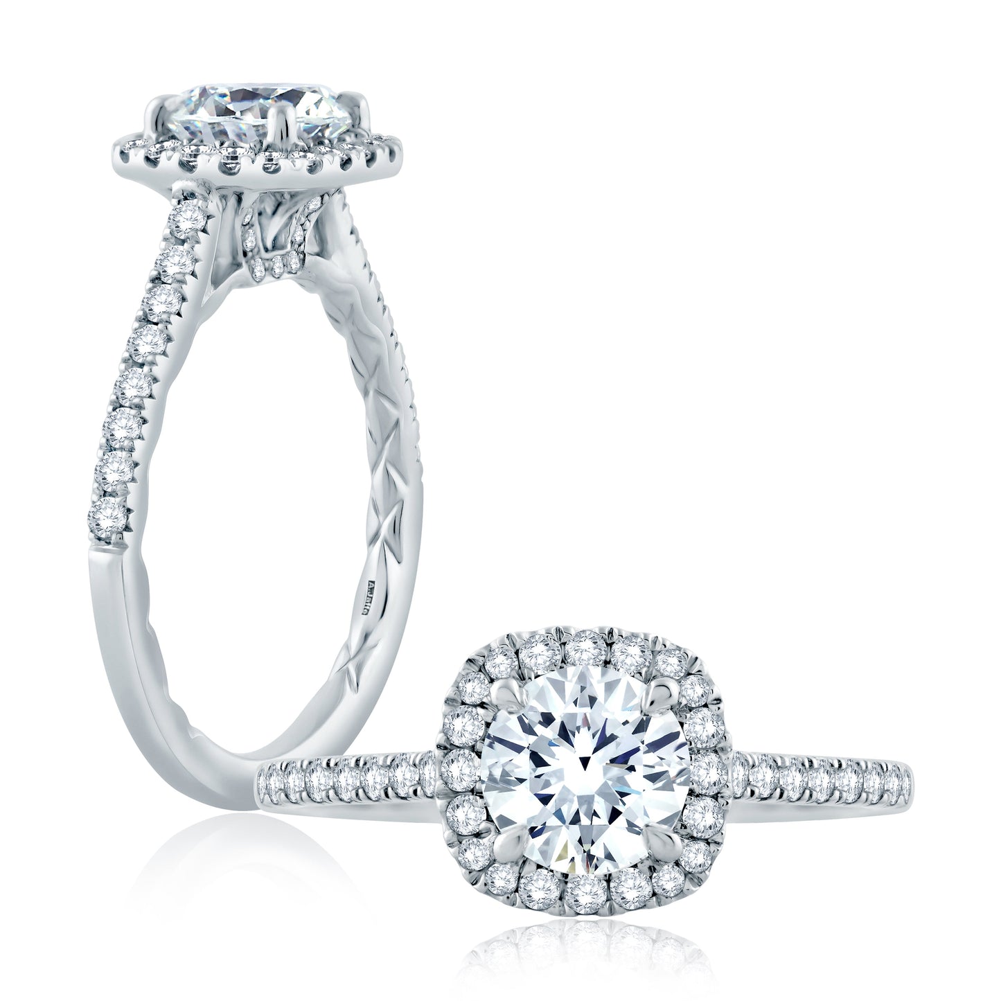A.JAFFE A.JAFFE Quilted Engagement Rings ME2186Q ME2186Q/114