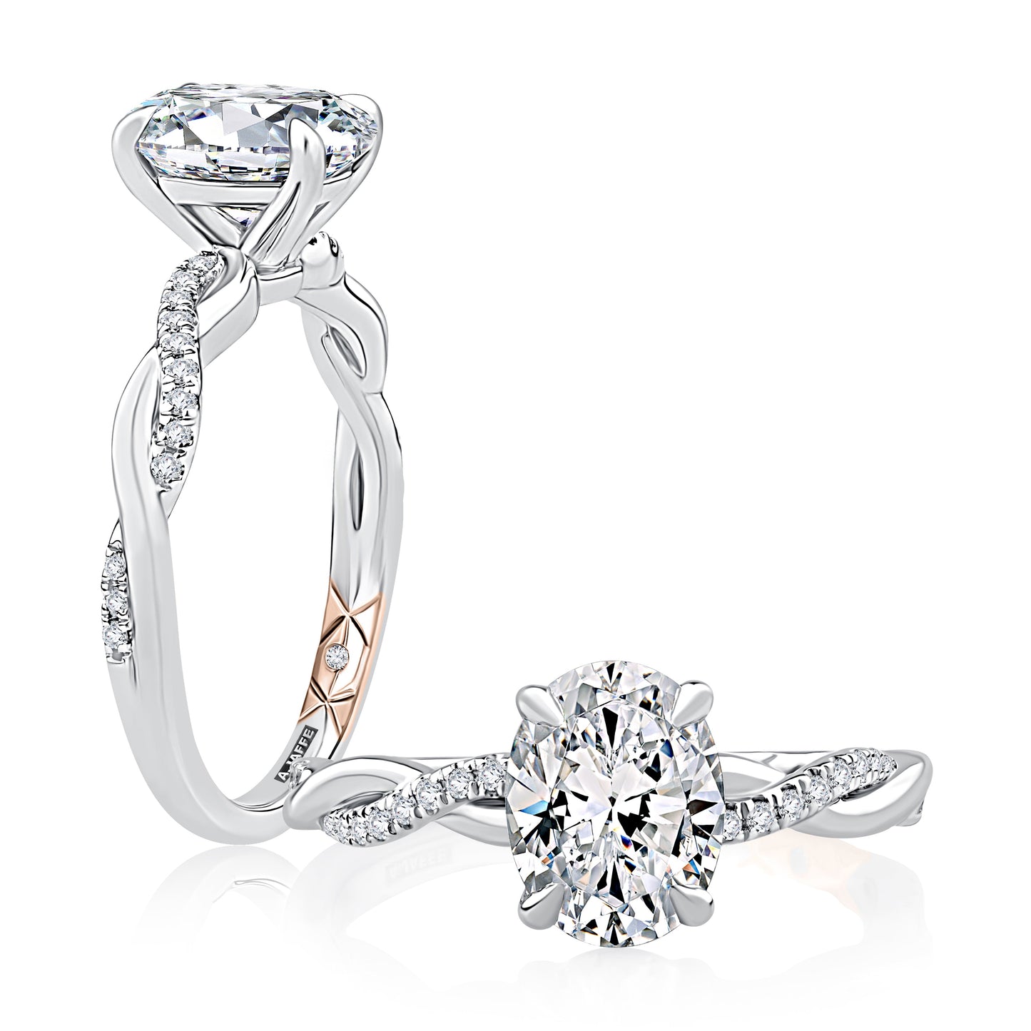 A.JAFFE A.Jaffe Classics Engagement Rings MECOV2544 MECOV2544/210B