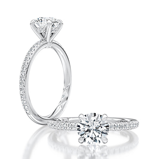 A.JAFFE A.JAFFE Quilted Engagement Rings MECRD2567 MECRD2567/326