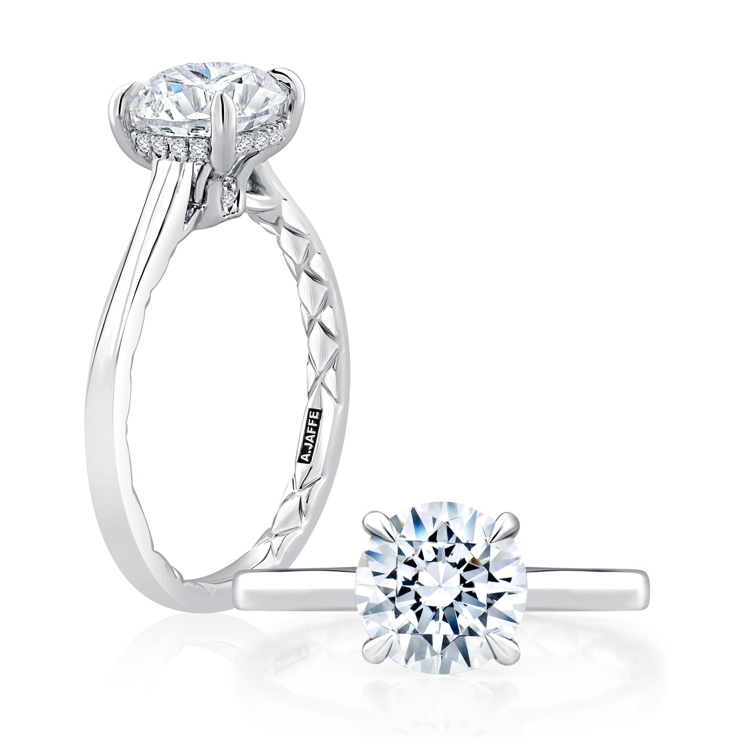 A.JAFFE A.JAFFE Quilted Engagement Rings MECRD2815Q MECRD2815Q/81