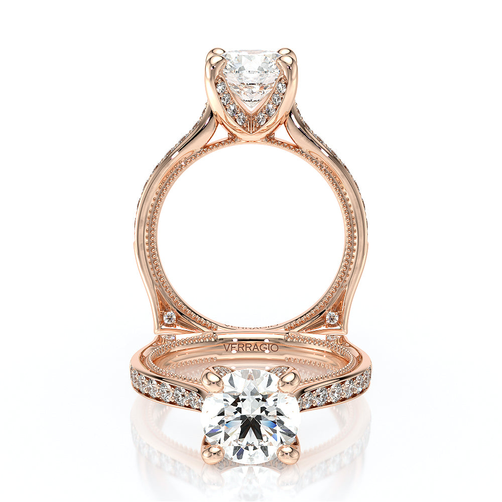 Verragio Halo Round Engagement Ring